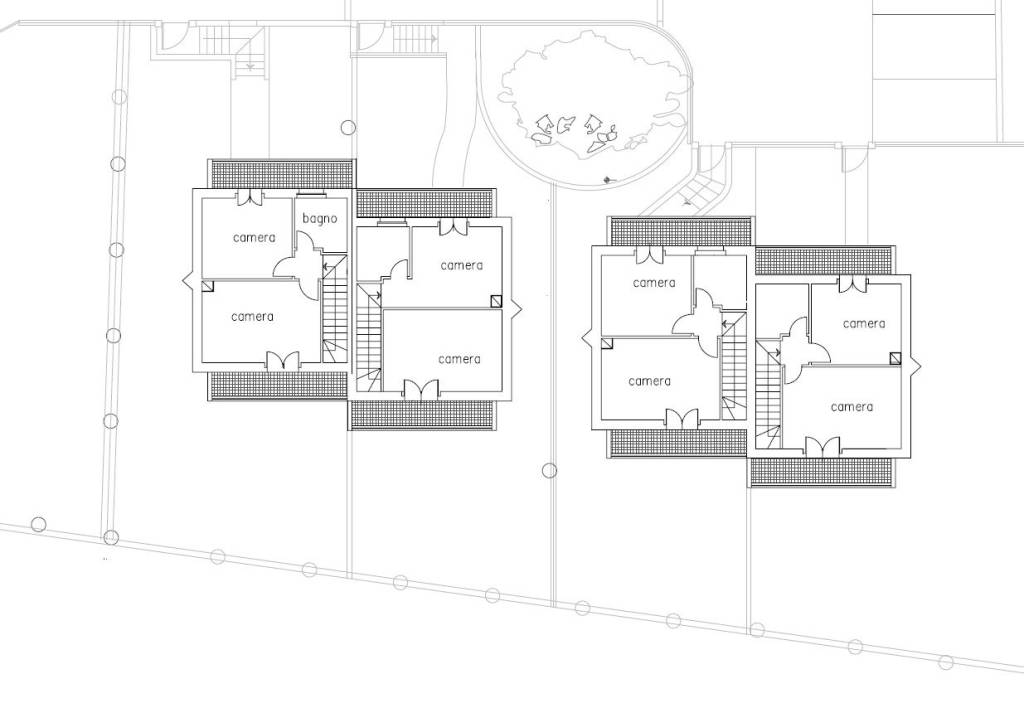 Planimetria P. 1° bifamiliare