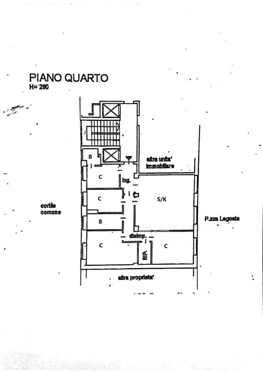 Lagosta ipotesi 5 locali