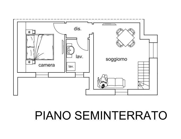 Appartamento indipendente sotto p.