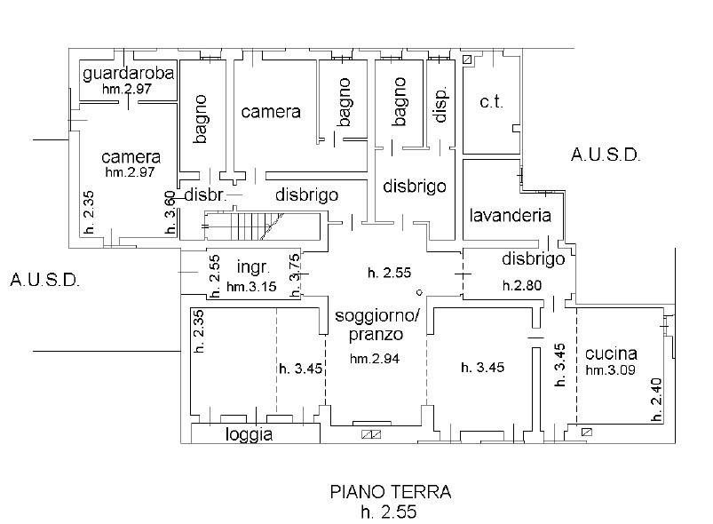 plan abitazione PT