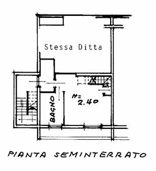 Pianta piano seminterrato V125