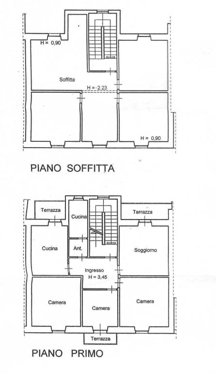 appartamento e soffita