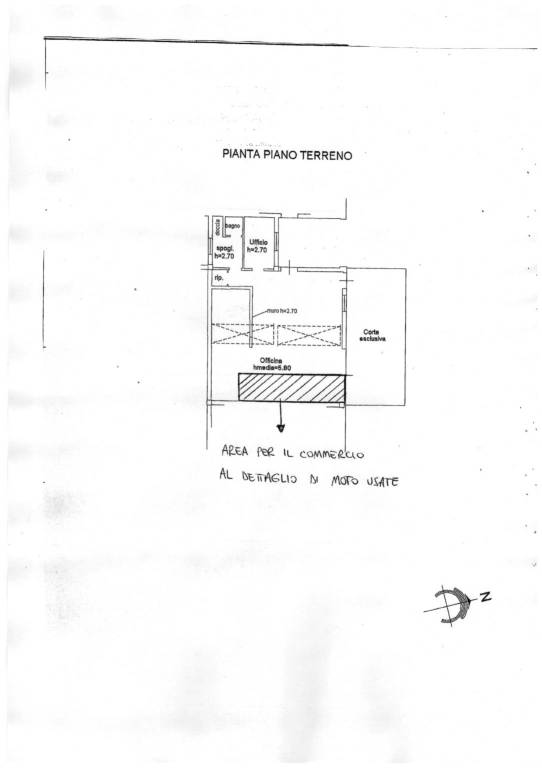 piantina capannone e piazzale