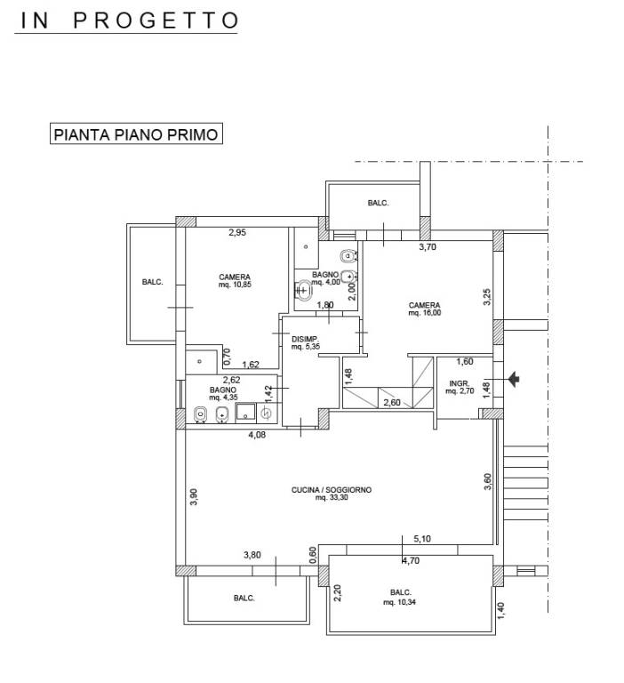 progetto planimetria