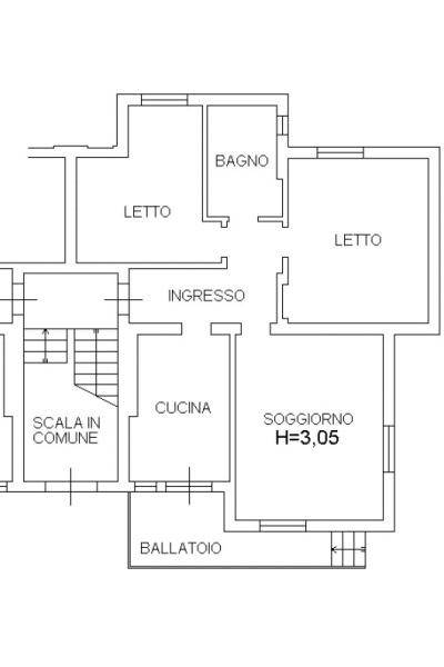 esempio scheda trilocale