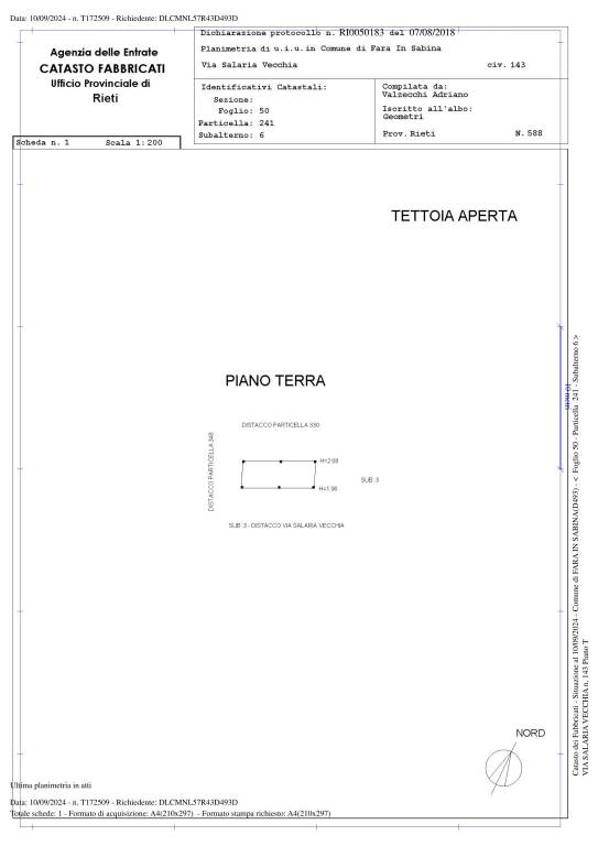 Planimetria tettoia 1