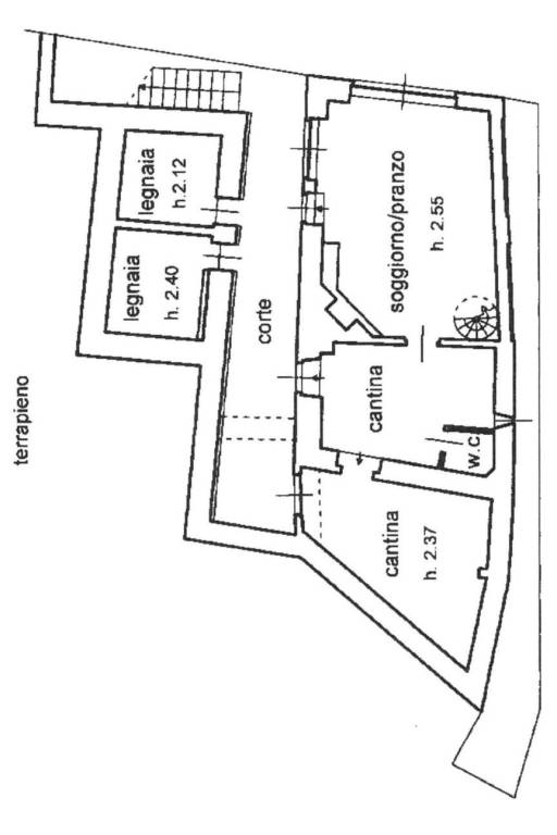 Plan CA.1661 piano seminterrato