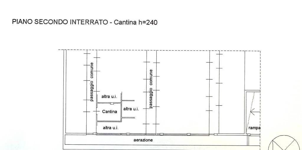 Planimetria cantina