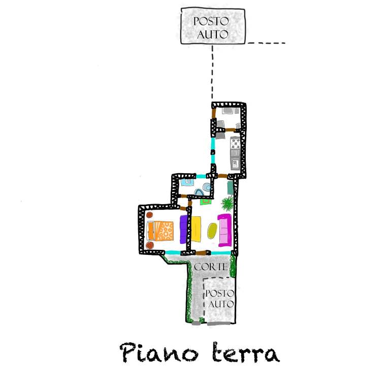 planimetria disegnata