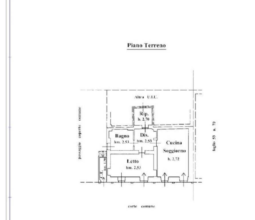 planimetria app. del piano terra