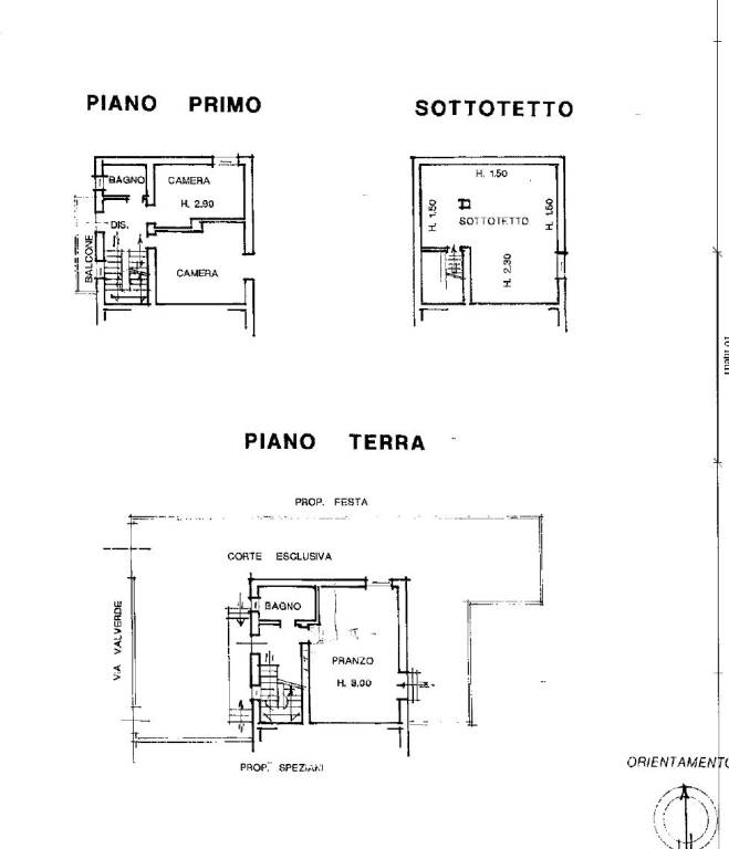 Planimetria per pubblicita'