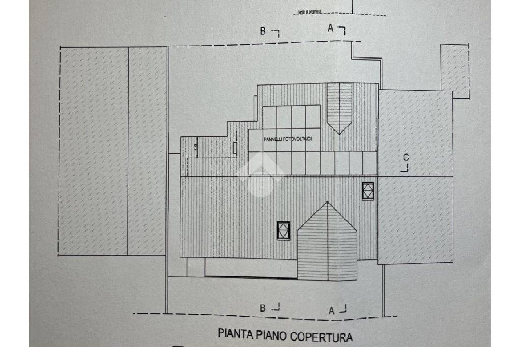 pianta piano copertura