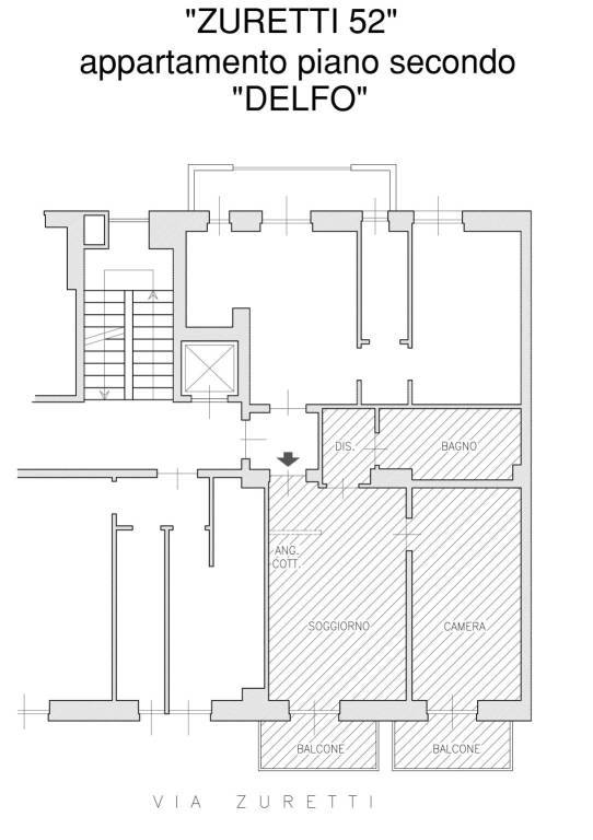 VIA ZURETTI 52 - pln DELFO 1