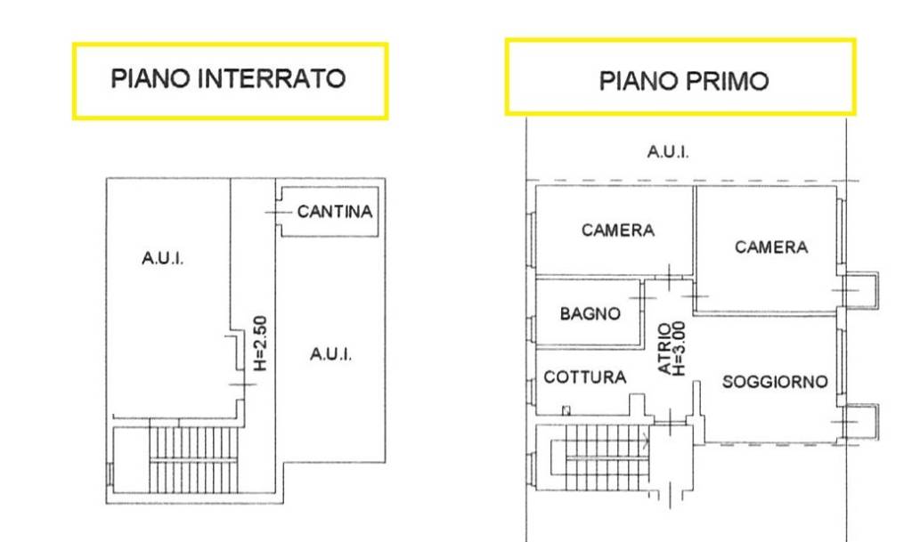 appartamento con cantina