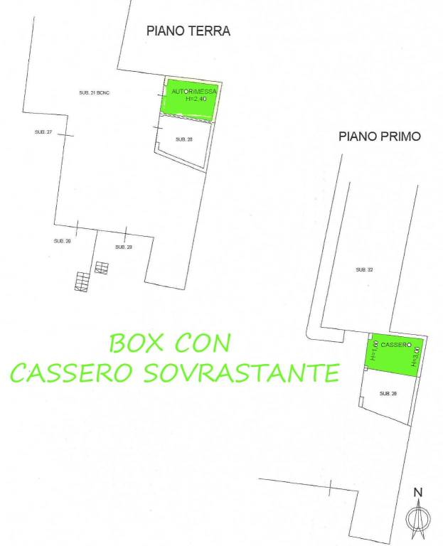 PLN BOX CON CASSERO SOVRASTANTE