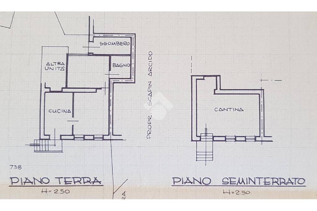 planimetria pino seminterrato e piano terra