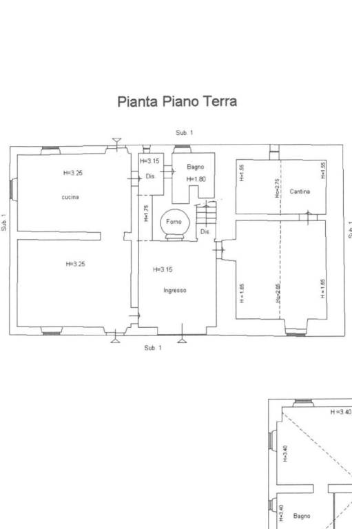 Casale, piano terra