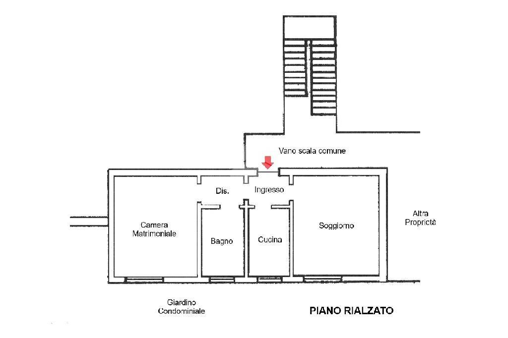 Planimetria Piano Rialzato