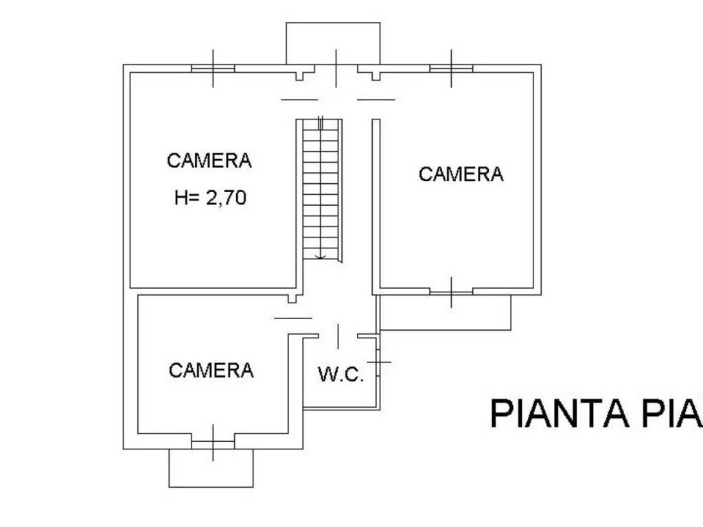 Plan CA.1665 piano primo