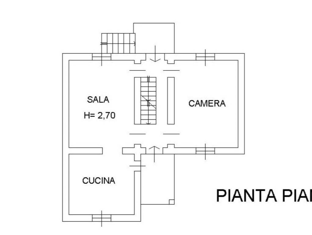 Plan CA.1665 piano terra A