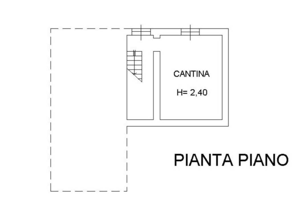 Plan CA.1665 piano interrato