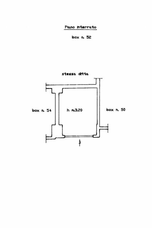 planimetria box auto