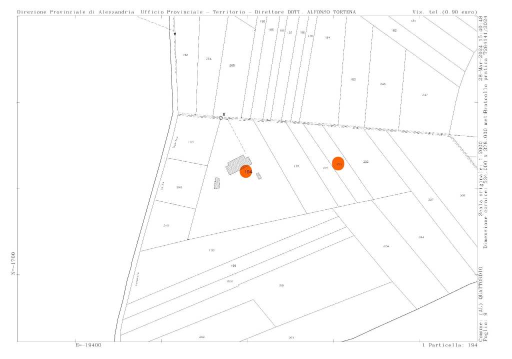 Estratto di mappa - evidenziata 1