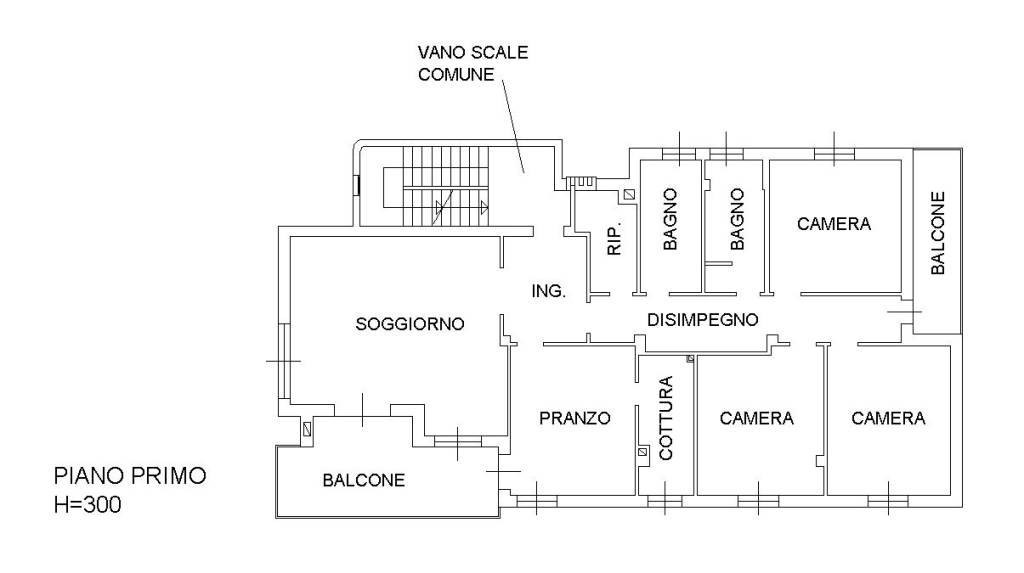 planimetria appartamento