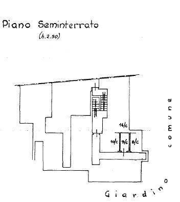 Planimetria seminterrato 1