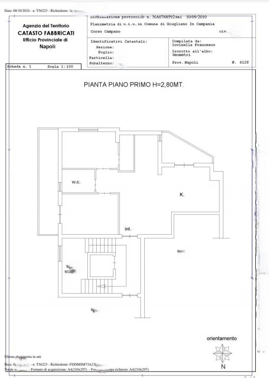 planimetria corso campano pubblicità