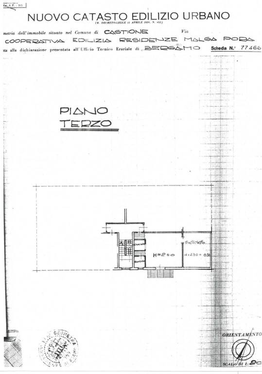 Scheda catastale 1