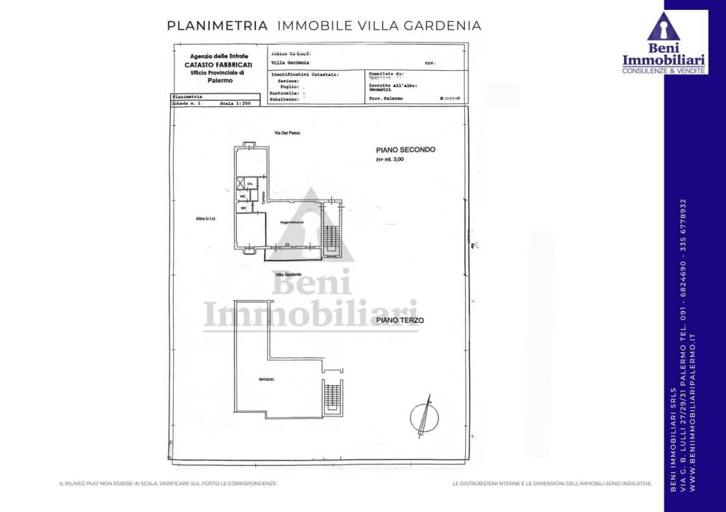 PLANIMETRIA VILLA GARDENIA