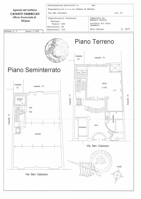 s.calocero piano terra