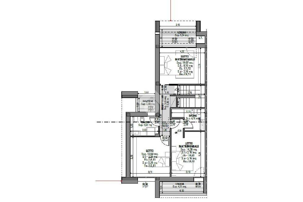 PLANIMETRIA 1° PIANO