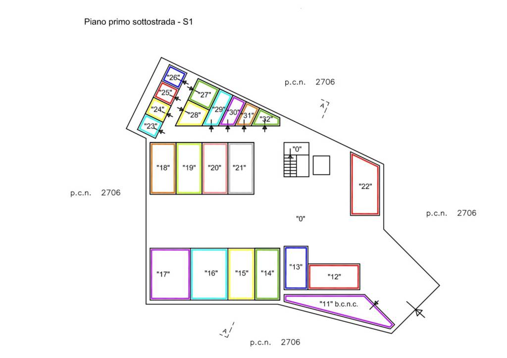 Planimetria Cantine - Artemidoro 2