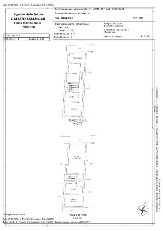 Marano Vicentino - Planimetria catastale Sub 6_page-0001