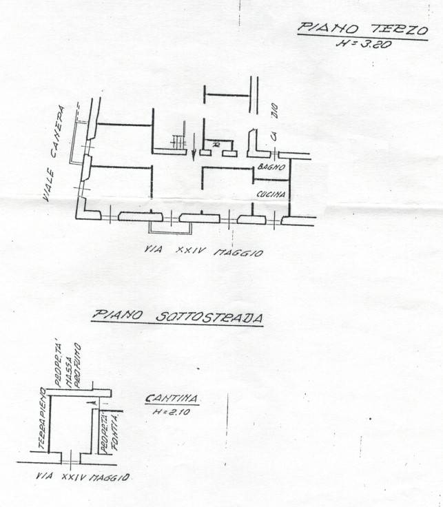 planimetria casa + cantina