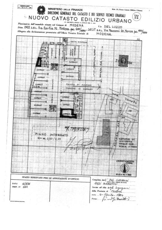 Plan.garage.via del luzzo 2