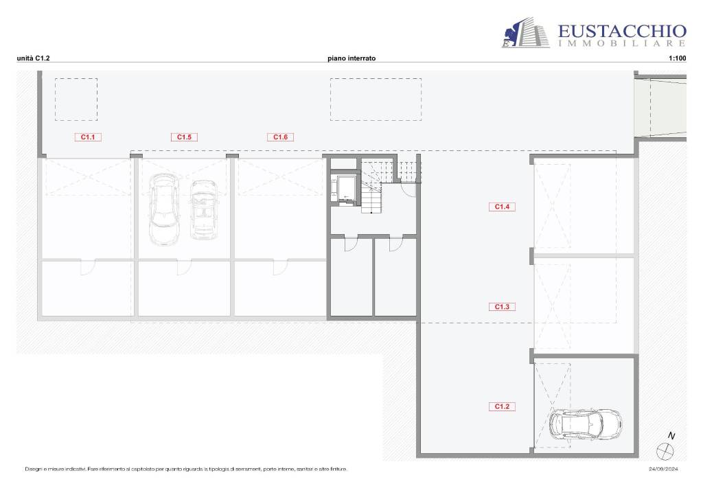 C1.2 pianta piano interrato
