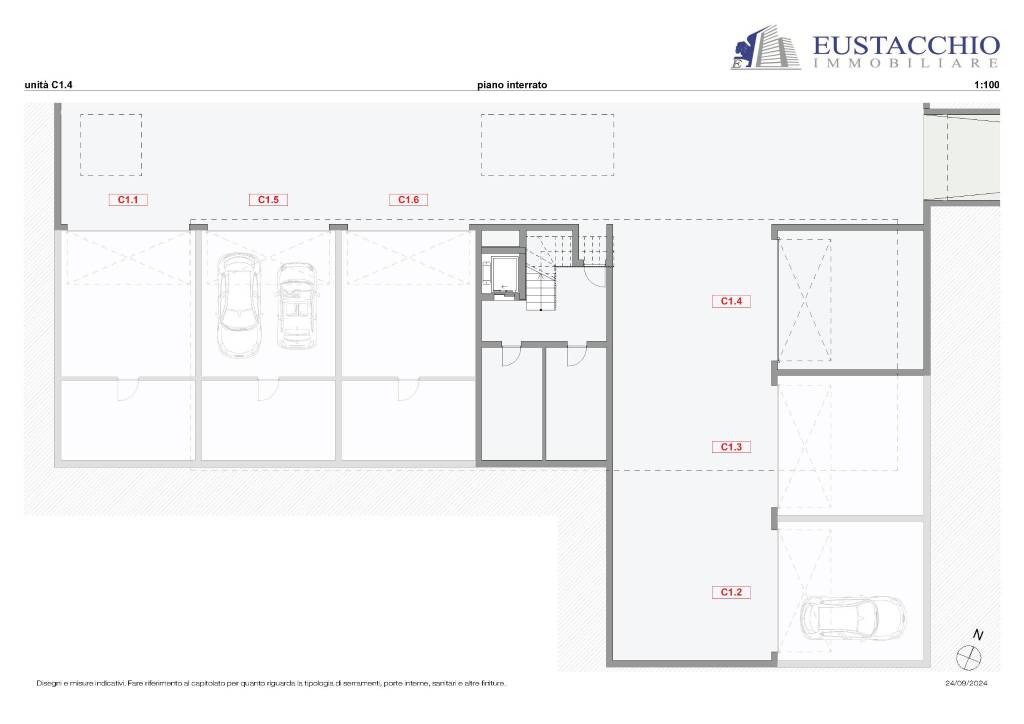 C1.4 pianta piano interrato