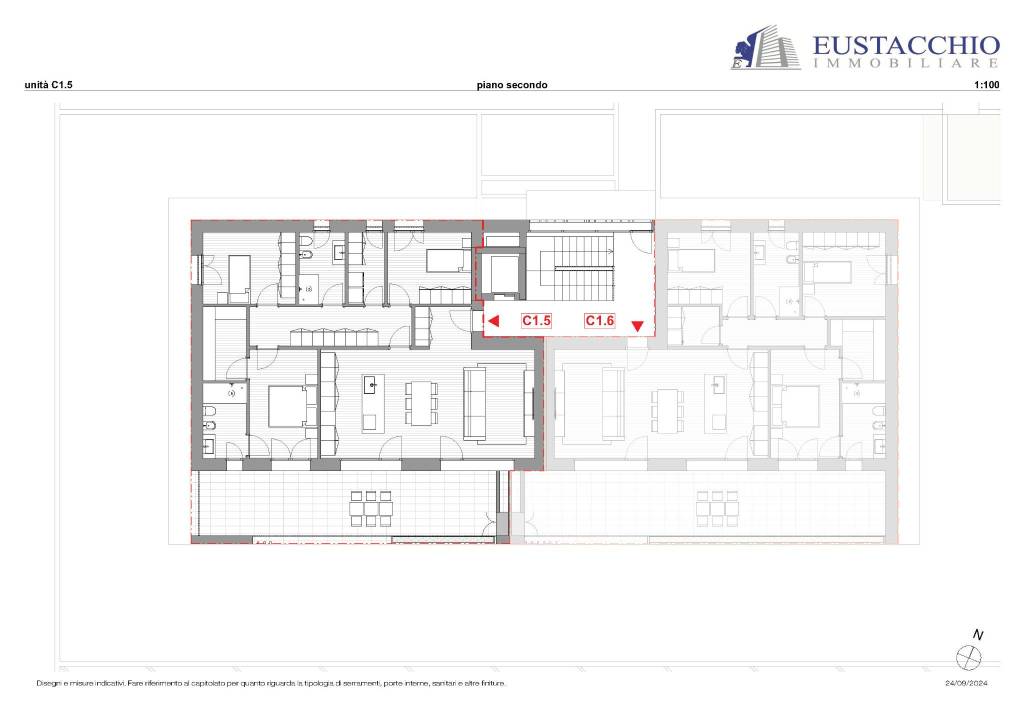 C1.5 pianta piano secondo