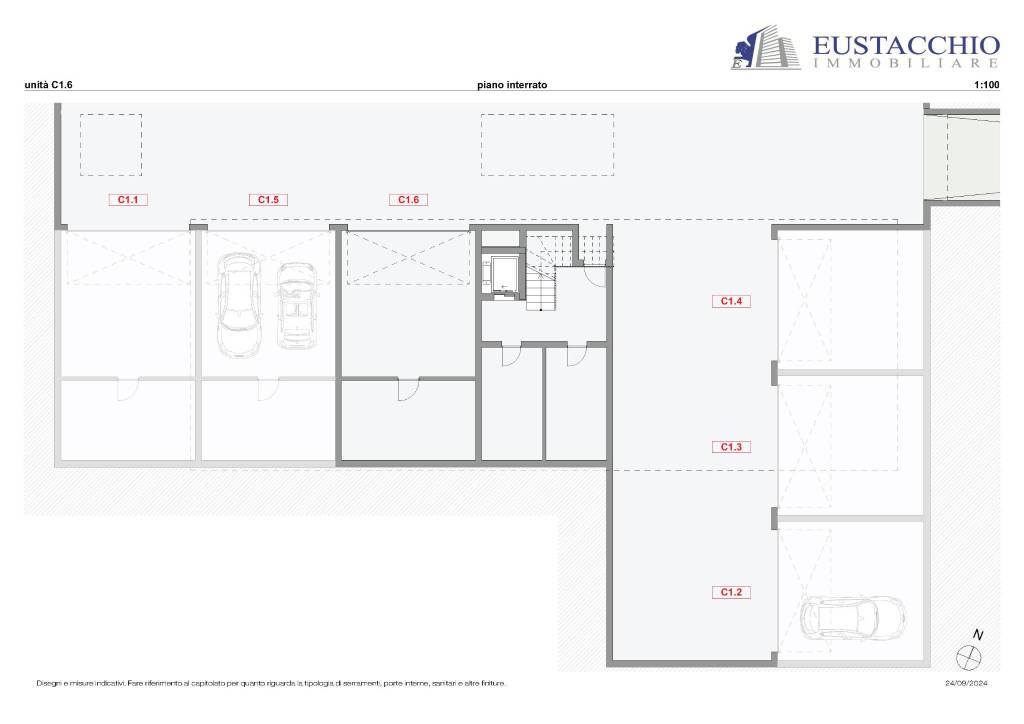 C1.6 pianta piano interrato