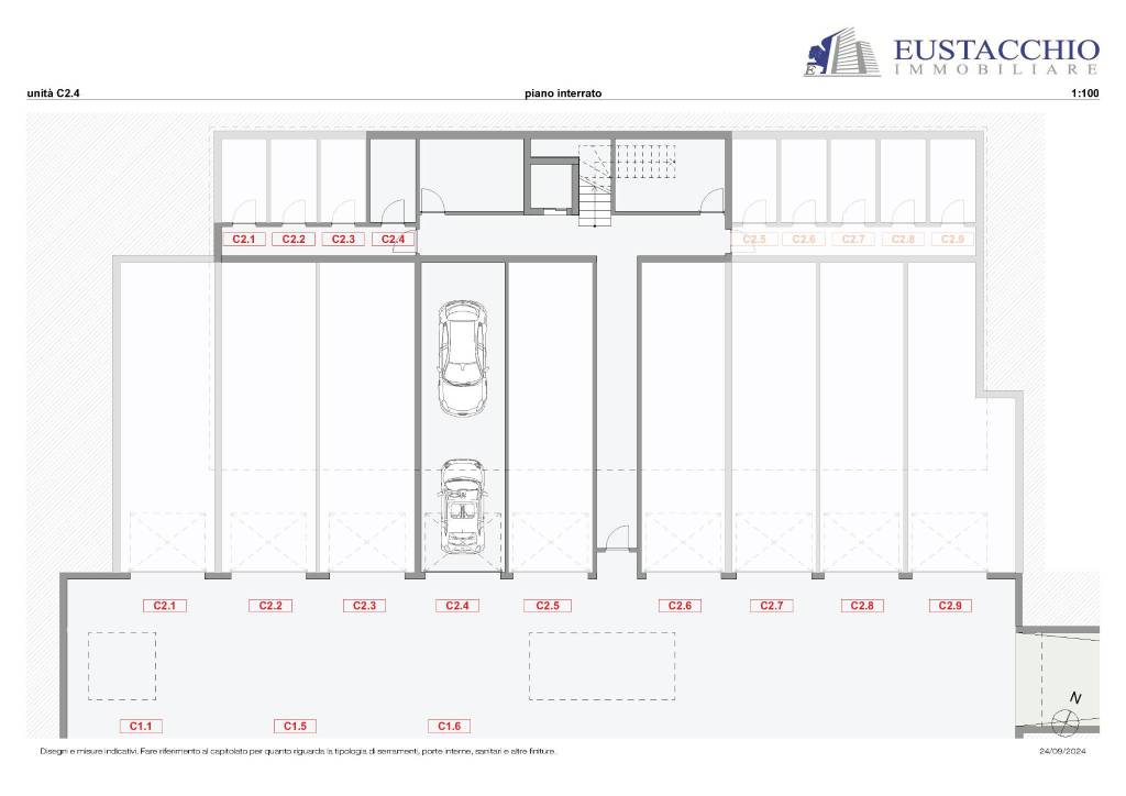 C2.4 pianta piano interrato