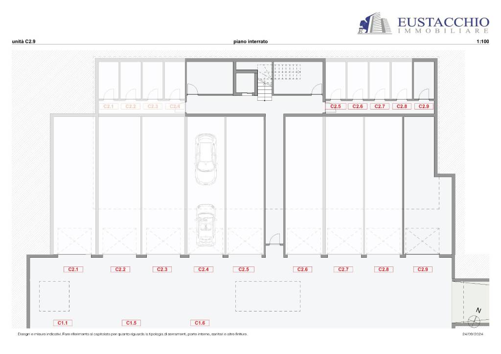 C2.9 pianta piano interrato