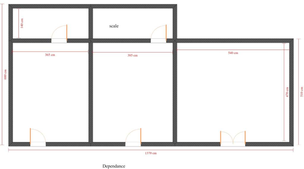 Plan dependance villa via del mare