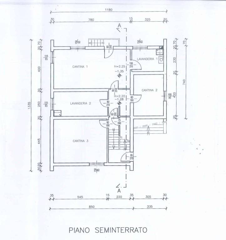 piano seminterrato