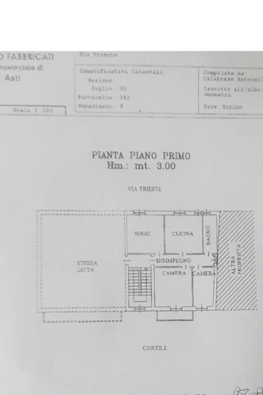 planimetria primo piano 1