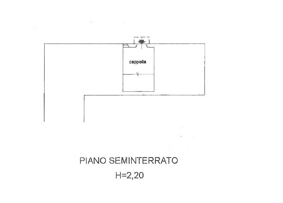 Planimetria cappella