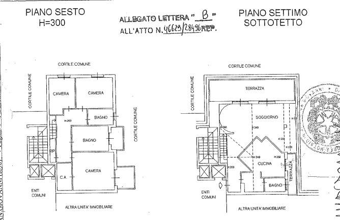 Planimetria Viale Casiraghi 145 pubb