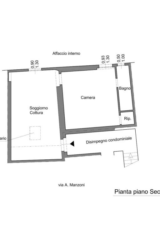 Pianta u.i. via Manzoni Lastra a Signa 1